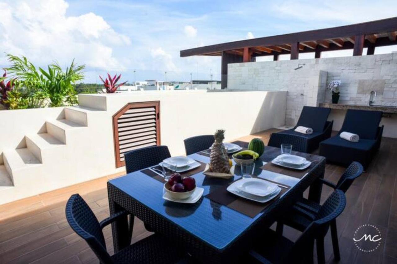 Апартаменти Penthouse Blue Luxury La Veleta Тулум Екстер'єр фото