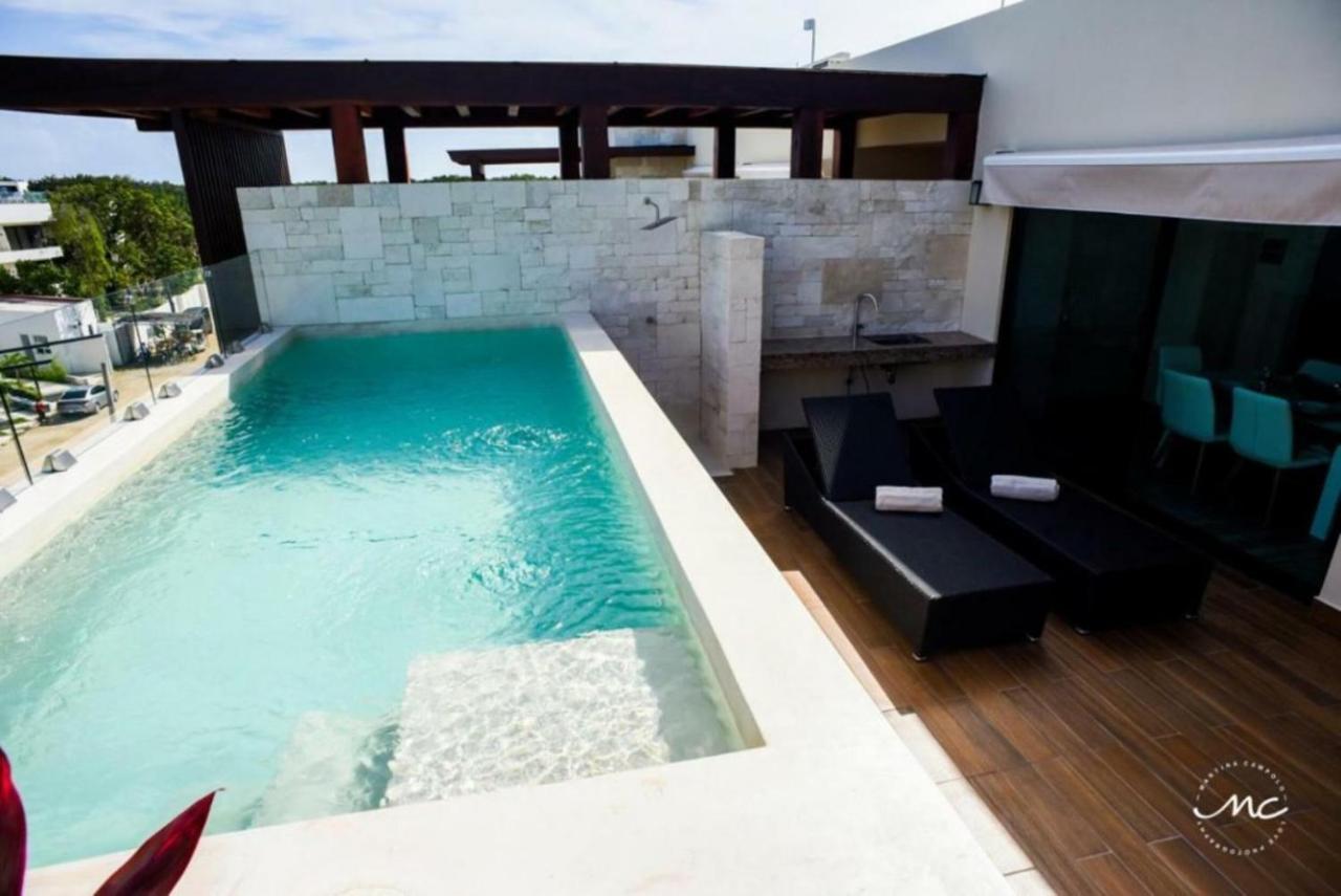 Апартаменти Penthouse Blue Luxury La Veleta Тулум Екстер'єр фото